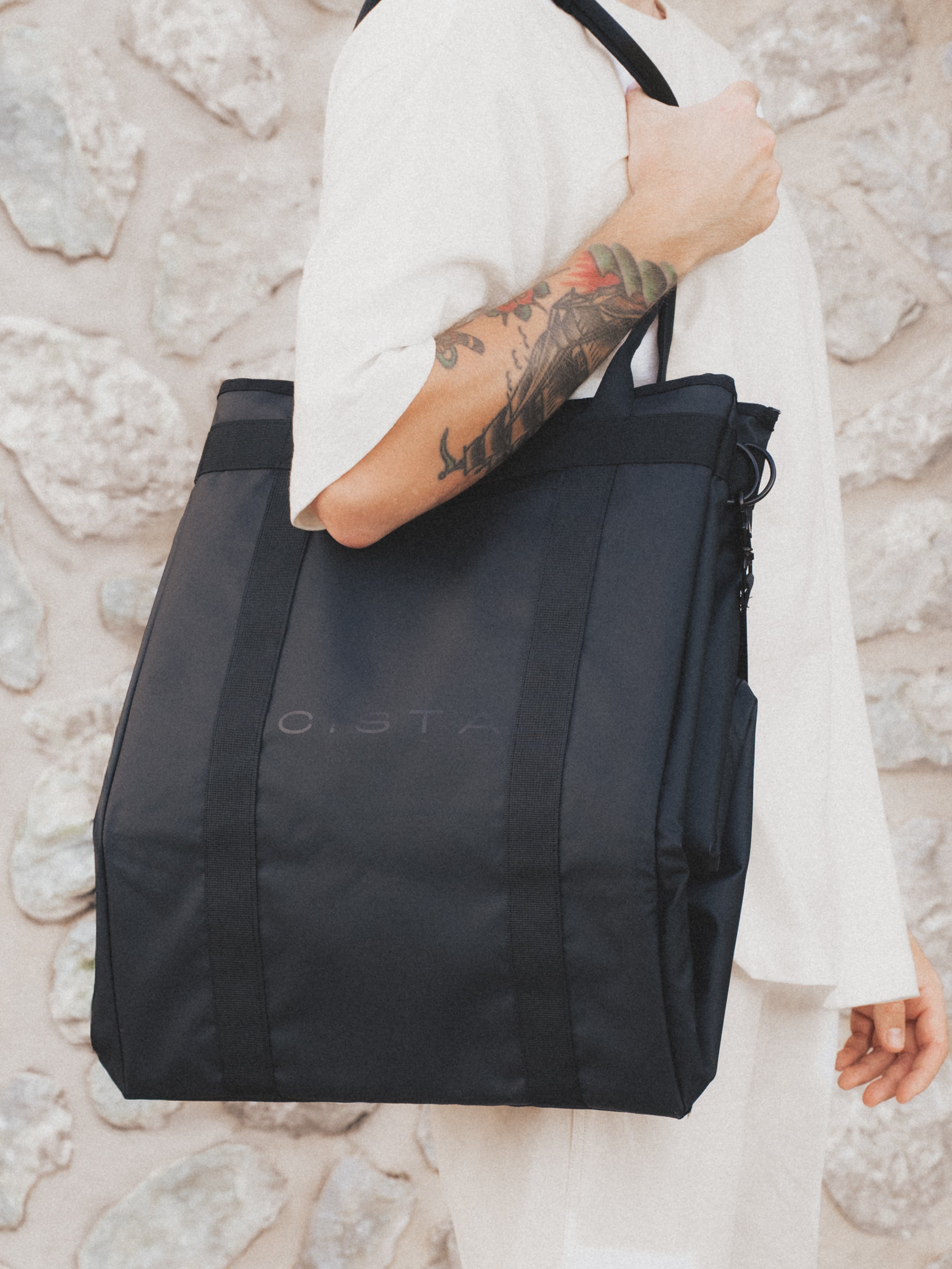 Foldable Rolling Tote Bag