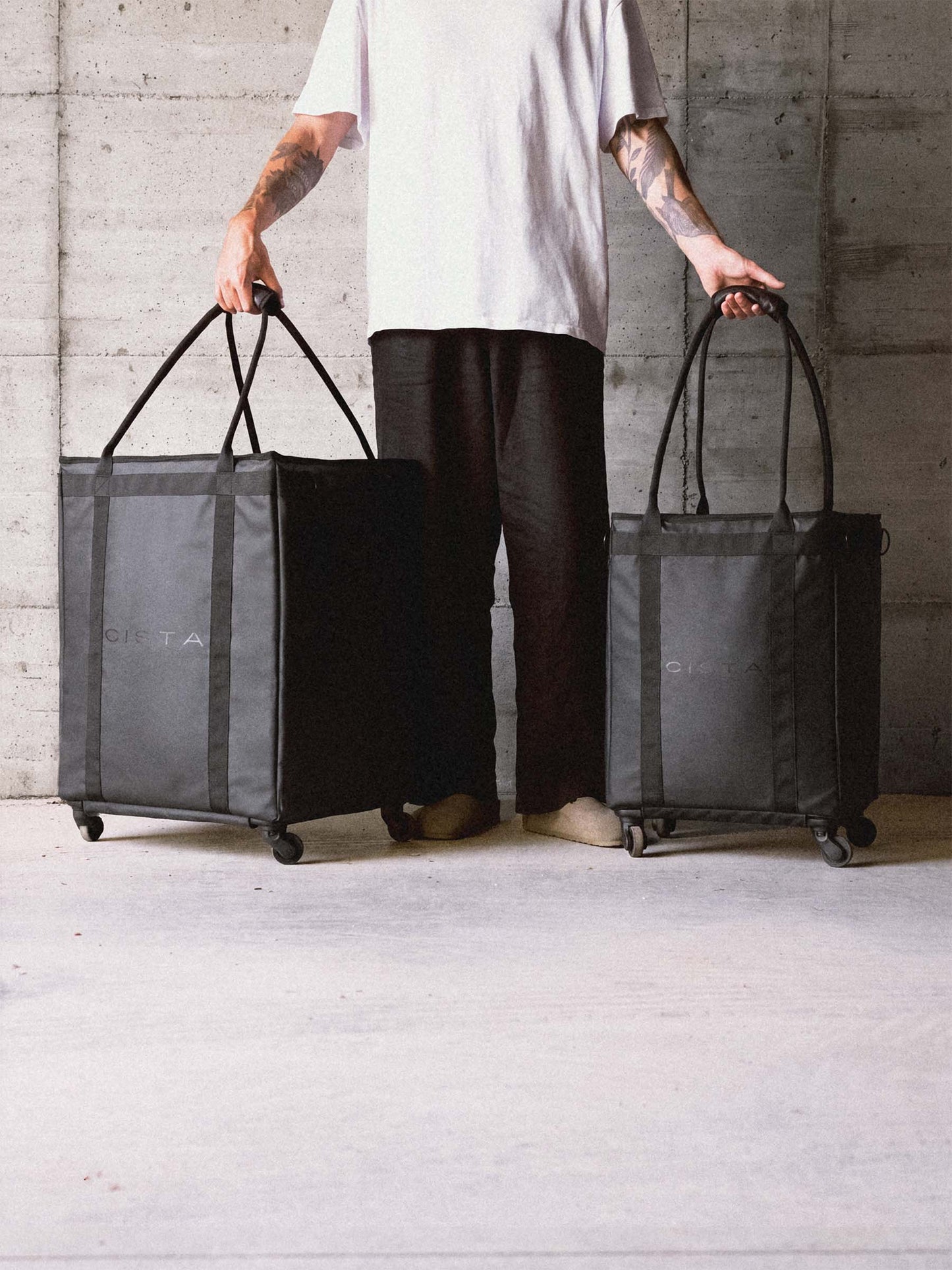 Wheeled Foldable Tote Bag